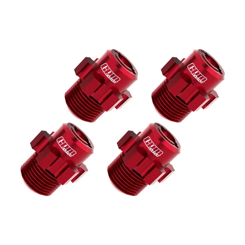 Aluminum 7075 Alloy 17Mm Wheel Hubs For Traxxas 1:8 Jato 4X4 Vxl Brushless Buggy Upgrades - Red 1