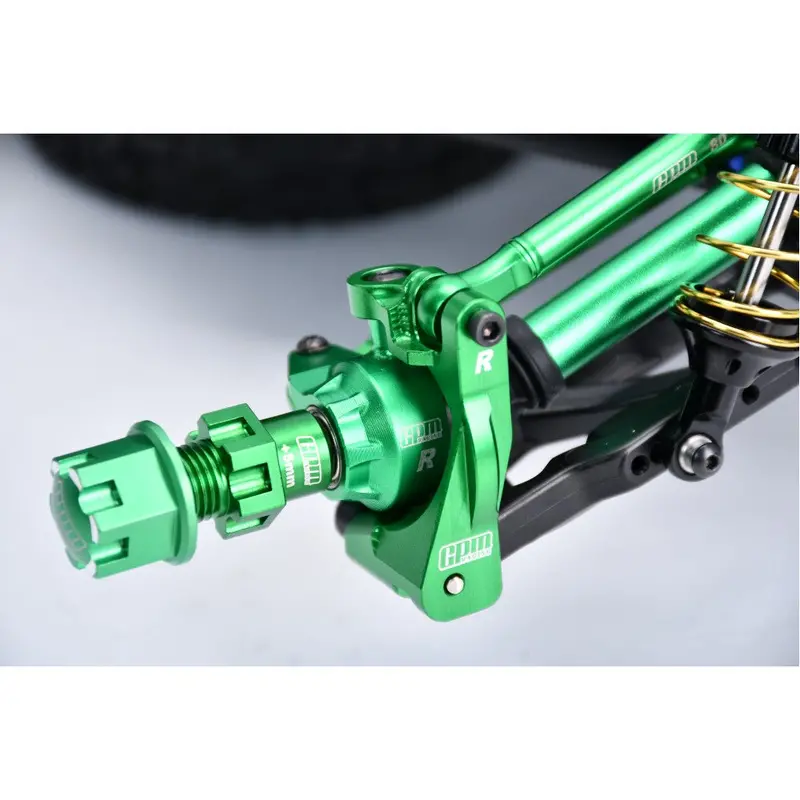 Aluminum 7075 Alloy 17Mm Wheel Hubs Widen 5Mm For Traxxas 1:8 Jato 4X4 Vxl Brushless Buggy Upgrades - Blue 2