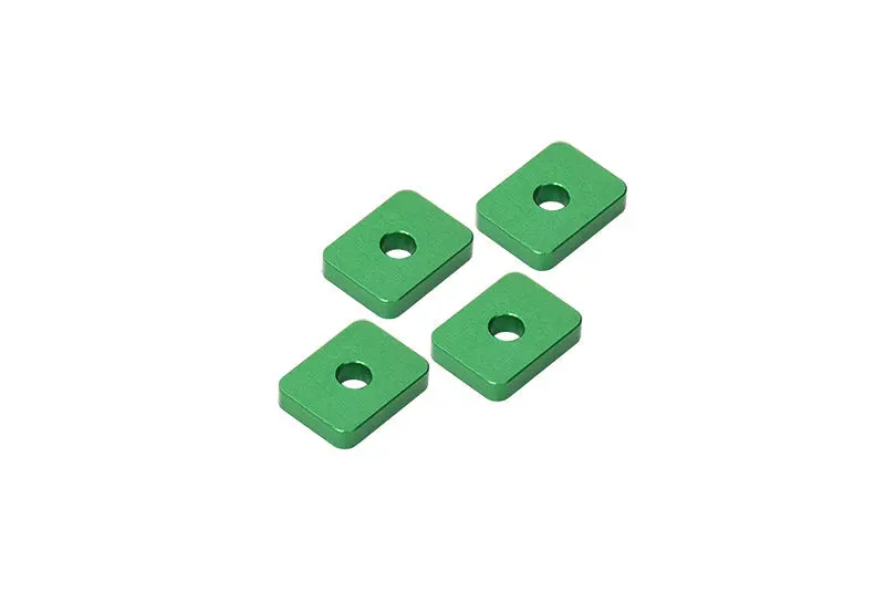 Aluminum 7075 Alloy Anodized With Hardening Differential Gear Spacers For Traxxas 1:5 Xrt 8S / X Maxx 6S 8S / X Maxx Ultimate 8S / Xrt Ultimate 8S Upgrades - Green 1