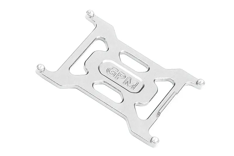 Aluminum 7075 Alloy Battery Holder For Losi 1/24 Micro-B 2Wd Buggy Rtr-Los00007 Upgrades - Silver 1