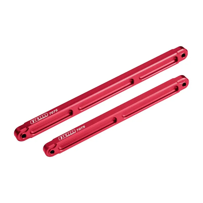 Aluminum 7075 Alloy Center Brace Bar Ara320762 + Ara320763 For Arrma 1/8 Kraton 6S Exb V6 Speed Truck Upgrades - Red 1