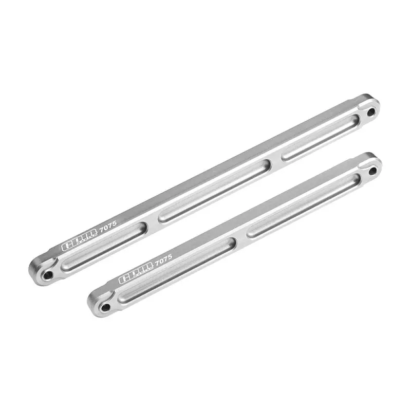 Aluminum 7075 Alloy Center Brace Bar Ara320762 + Ara320763 For Arrma 1/8 Kraton 6S Exb V6 Speed Truck Upgrades - Silver 1