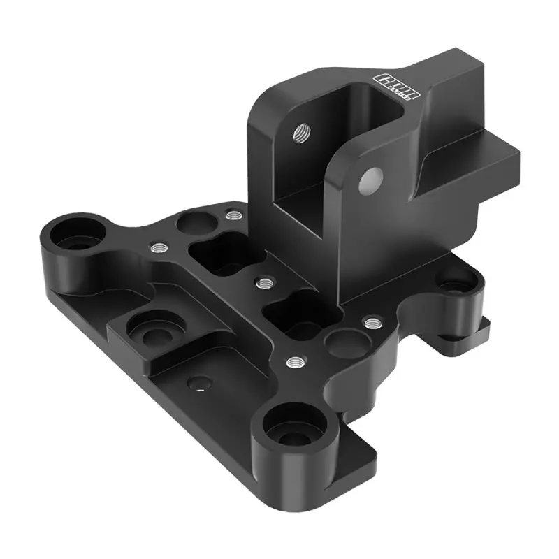 Aluminum 7075 Alloy Center Brace Front Mount For Arrma 1:8 Kraton 6S Exb / Kraton 6S V6 / 1:7 Notorious 6S V6 Upgrade Parts - Black 1