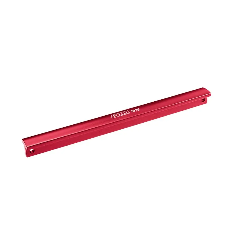 Aluminum 7075 Alloy Center Chassis T-Bar Stiffener For Traxxas 1:8 Jato 4X4 Vxl Brushless-90386-4 / Jato 4X4 Brushless-90154-4 Rc Buggy Upgrades - Red 1