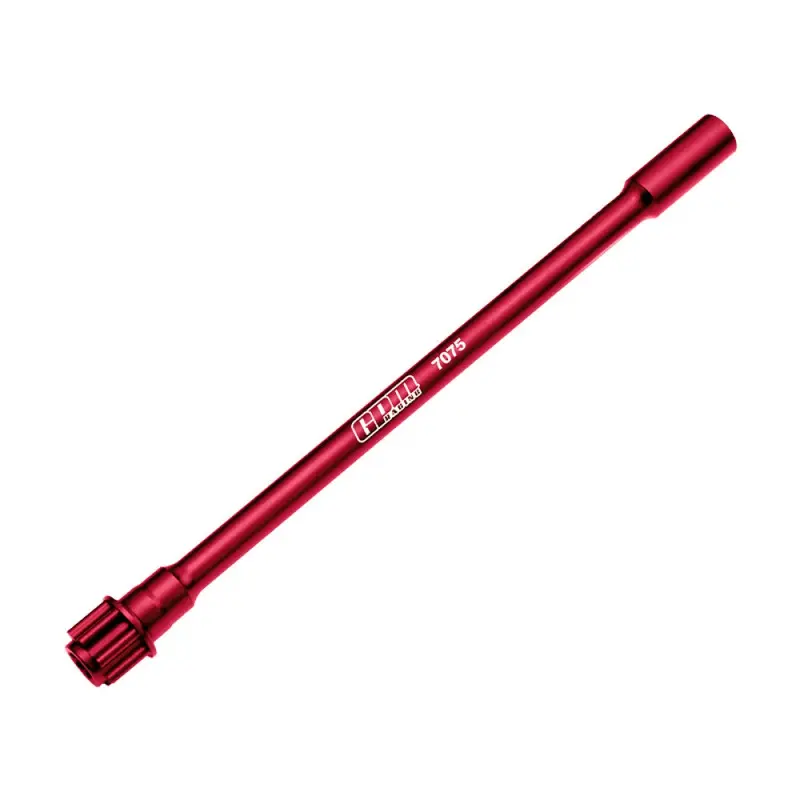 Aluminum 7075 Alloy Center Drive Shaft For Traxxas 1/16 Mini Maxx 4Wd Rtr Brushless Monster Truck 107154-1 Upgrades - Red 1