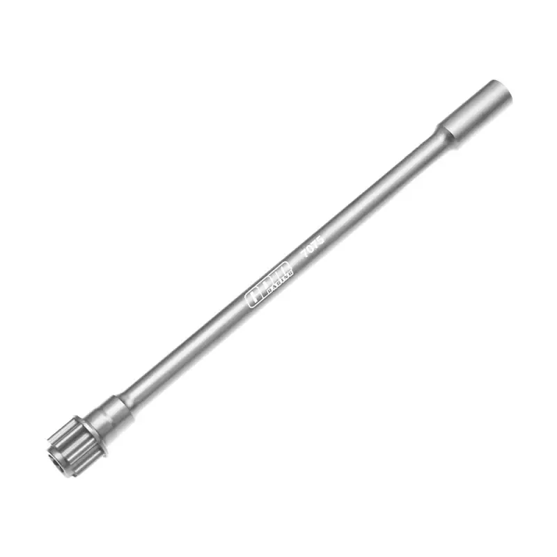 Aluminum 7075 Alloy Center Drive Shaft For Traxxas 1/16 Mini Maxx 4Wd Rtr Brushless Monster Truck 107154-1 Upgrades - Silver 1