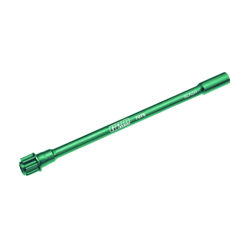 Aluminum 7075 Alloy Center Drive Shaft For Traxxas 1/16 Mini Slash 4X4 Short Course Truck-108164-1 Upgrades - Green 1