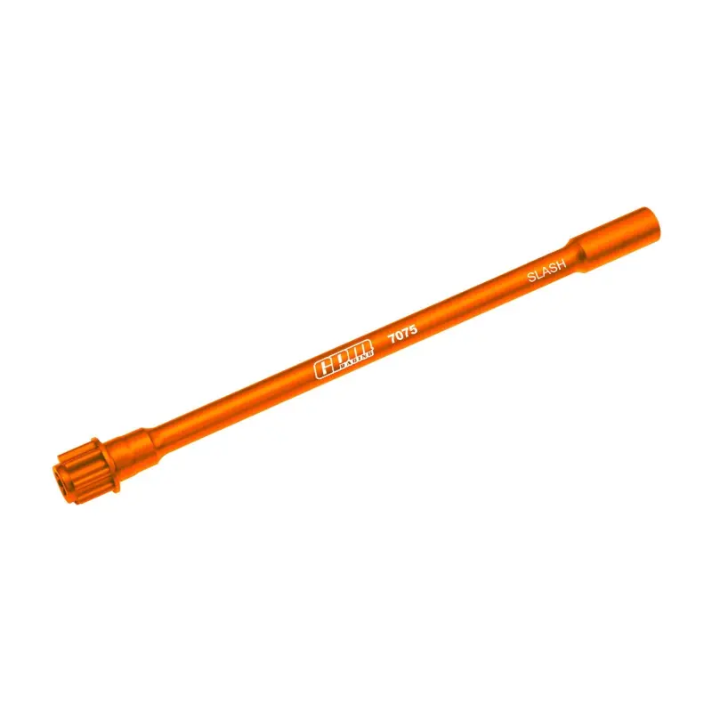 Aluminum 7075 Alloy Center Drive Shaft For Traxxas 1/16 Mini Slash 4X4 Short Course Truck-108164-1 Upgrades - Orange 1