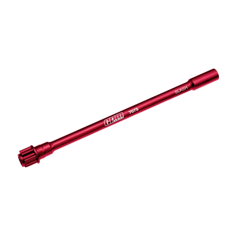 Aluminum 7075 Alloy Center Drive Shaft For Traxxas 1/16 Mini Slash 4X4 Short Course Truck-108164-1 Upgrades - Red 1