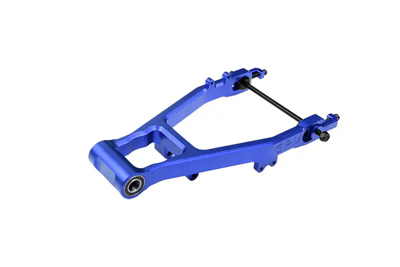 Aluminum 7075 Alloy Chain Tension Rear Swing Arm (Larger Inner Bearings) For Losi 1:4 Promoto Mx Motorcycle Dirt Bike Rtr Fxr Los06000 Los06002 Upgrades - Blue 1