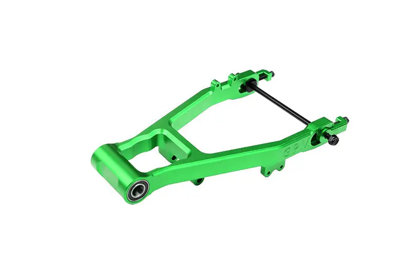 Aluminum 7075 Alloy Chain Tension Rear Swing Arm (Larger Inner Bearings) For Losi 1:4 Promoto Mx Motorcycle Dirt Bike Rtr Fxr Los06000 Los06002 Upgrades - Green 1