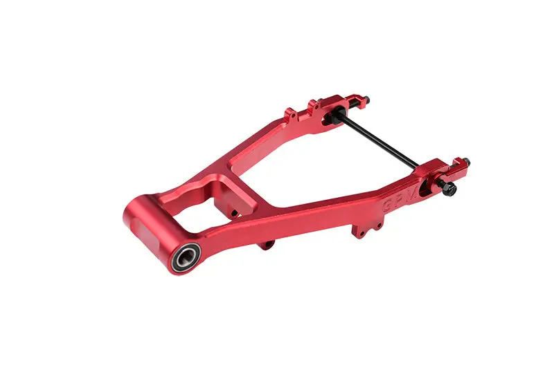 Aluminum 7075 Alloy Chain Tension Rear Swing Arm (Larger Inner Bearings) For Losi 1:4 Promoto Mx Motorcycle Dirt Bike Rtr Fxr Los06000 Los06002 Upgrades - Red 1