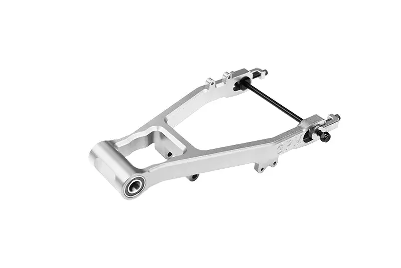 Aluminum 7075 Alloy Chain Tension Rear Swing Arm (Larger Inner Bearings) For Losi 1:4 Promoto Mx Motorcycle Dirt Bike Rtr Fxr Los06000 Los06002 Upgrades - Silver 1
