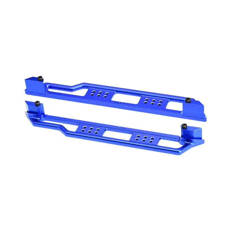 Aluminum 7075 Alloy Chassis Nerf Bars For Traxxas 1:6 Funco Pro Scale Sand Car 8S / 1:5 Xrt 8S / X Maxx Monster Truck Upgrades - Blue 1