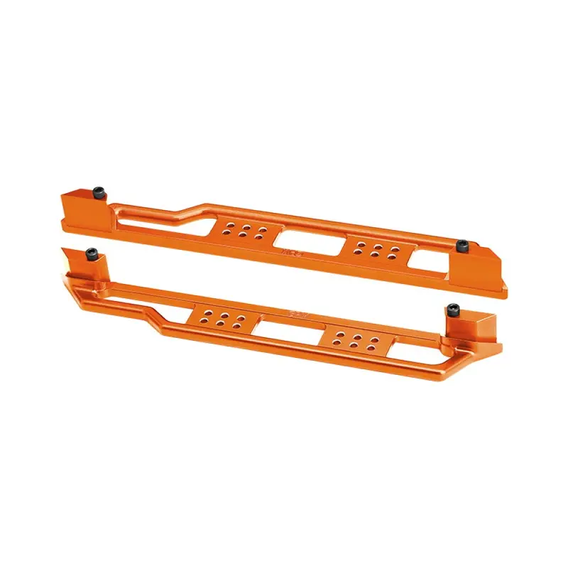 Aluminum 7075 Alloy Chassis Nerf Bars For Traxxas 1:6 Funco Pro Scale Sand Car 8S / 1:5 Xrt 8S / X Maxx Monster Truck Upgrades - Orange 1