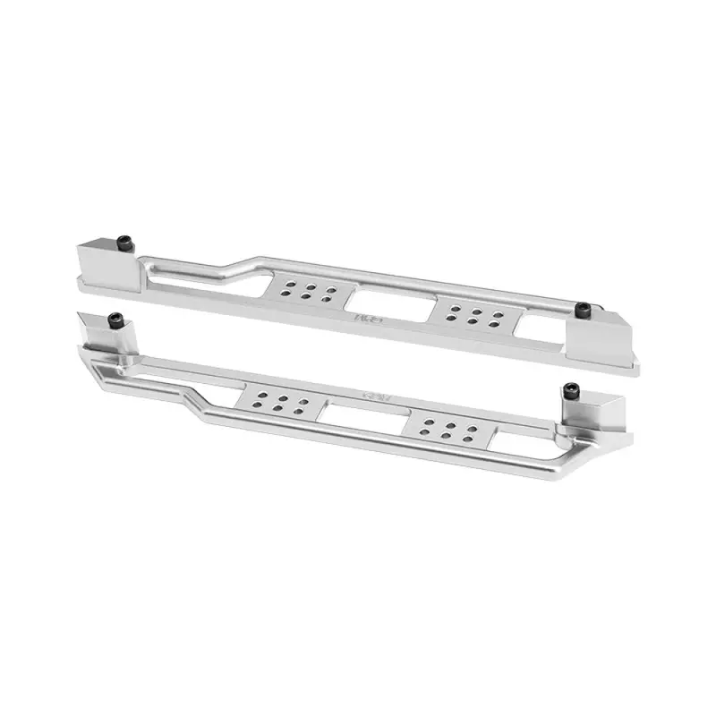 Aluminum 7075 Alloy Chassis Nerf Bars For Traxxas 1:6 Funco Pro Scale Sand Car 8S / 1:5 Xrt 8S / X Maxx Monster Truck Upgrades - Silver 1