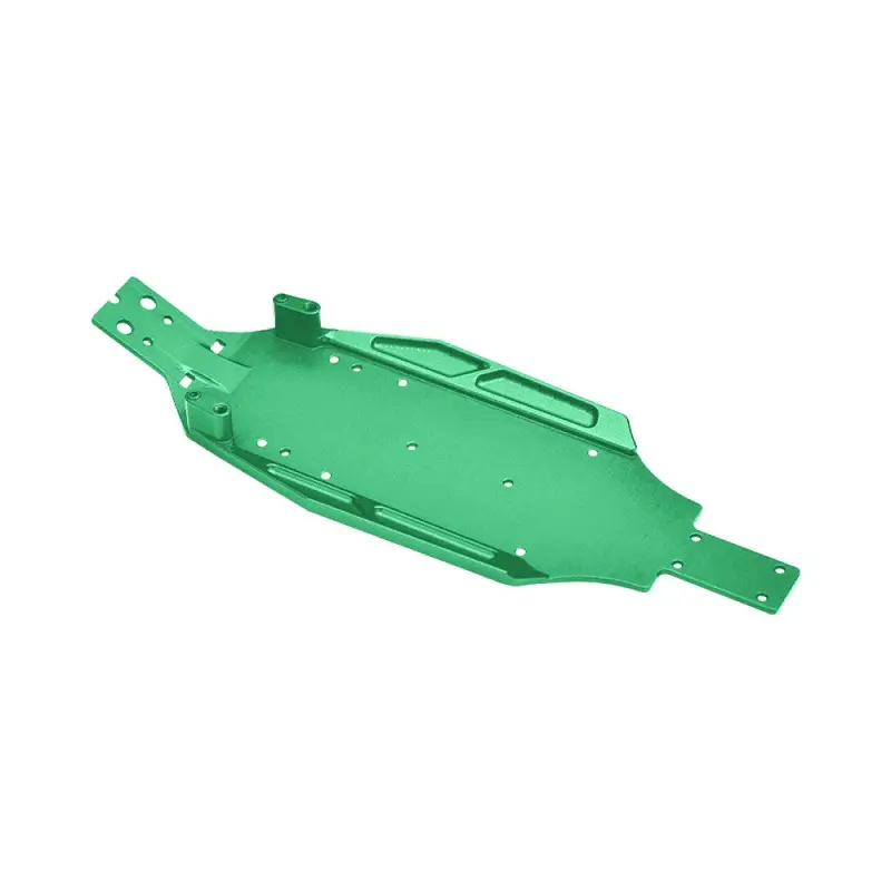 Aluminum 7075 Alloy Chassis Plate For Losi 1/24 Micro-B 2Wd Buggy Rtr-Los00007 Upgrade Parts - Green 1