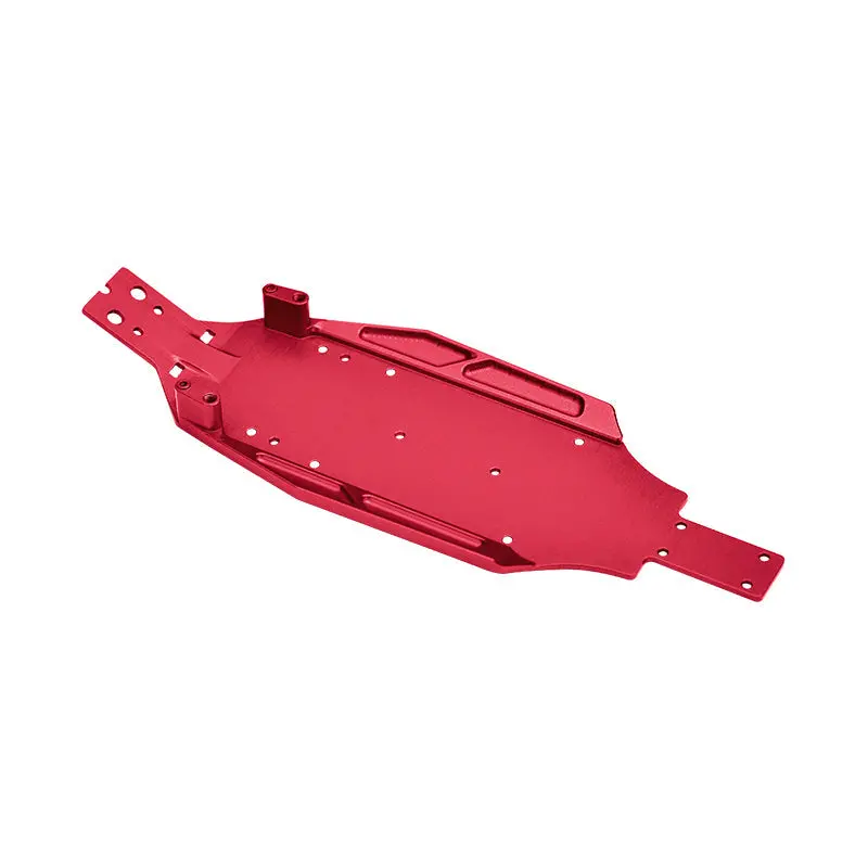Aluminum 7075 Alloy Chassis Plate For Losi 1/24 Micro-B 2Wd Buggy Rtr-Los00007 Upgrade Parts - Red 1