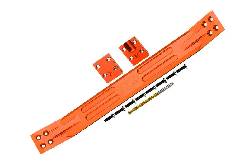 Aluminum 7075 Alloy Chassis Plate For Traxxas 1:5 X Maxx 6S / X Maxx 8S Monster Truck Upgrades - Orange 1