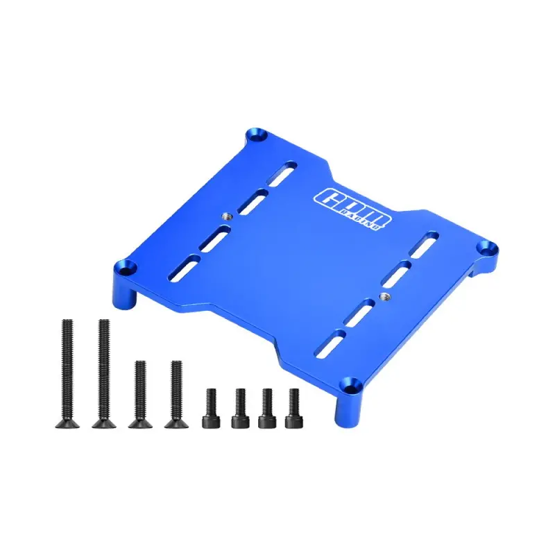 Aluminum 7075 Alloy Esc Mount Plate For Traxxas 1:6 Funco Pro Scale 2Wd Sand Car 8S-109076-4 / Xrt 8S / Xrt Ultimate 8S Upgrades - Blue 1