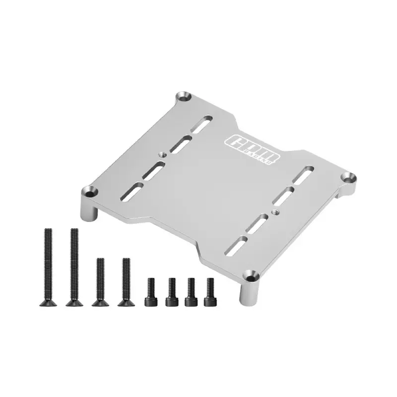 Aluminum 7075 Alloy Esc Mount Plate For Traxxas 1:6 Funco Pro Scale 2Wd Sand Car 8S-109076-4 / Xrt 8S / Xrt Ultimate 8S Upgrades - Silver 1