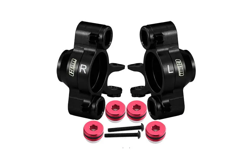 Aluminum 7075 Alloy Front Axle Carriers For Traxxas 1/10 E-Revo 2.0 Vxl Brushless 86086-4 Upgrades - Black 1