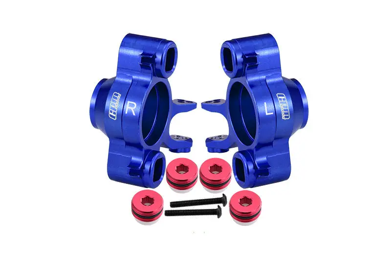 Aluminum 7075 Alloy Front Axle Carriers For Traxxas 1/10 E-Revo 2.0 Vxl Brushless 86086-4 Upgrades - Blue 1