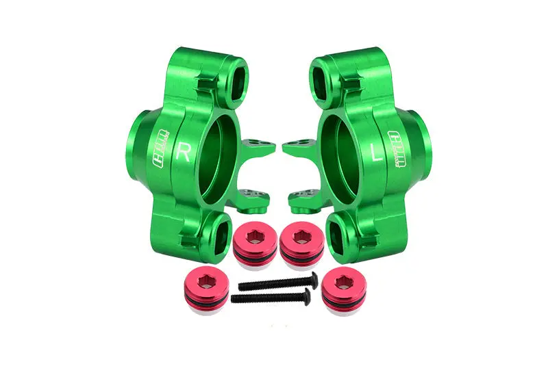 Aluminum 7075 Alloy Front Axle Carriers For Traxxas 1/10 E-Revo 2.0 Vxl Brushless 86086-4 Upgrades - Green 1