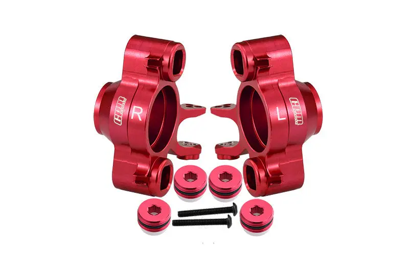 Aluminum 7075 Alloy Front Axle Carriers For Traxxas 1/10 E-Revo 2.0 Vxl Brushless 86086-4 Upgrades - Red 1