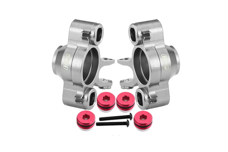 Aluminum 7075 Alloy Front Axle Carriers For Traxxas 1/10 E-Revo 2.0 Vxl Brushless 86086-4 Upgrades - Silver 1