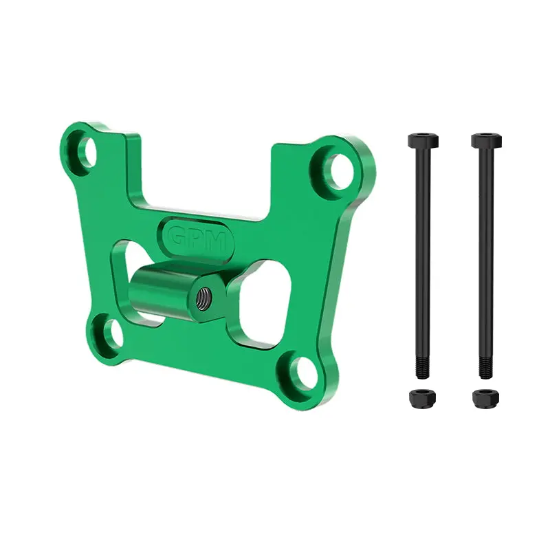 Aluminum 7075 Alloy Front Bulkhead Mount Strengthen For Traxxas 1/16 Mini Maxx 4Wd Rtr Brushless Monster Truck 107154-1 Upgrades - Green 1