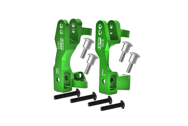 Aluminum 7075 Alloy Front C Hub For Traxxas 1:10 Slash 4X4 / Slash 4X4 Lcg / Rustler 4X4 / Hoss 4X4 Vxl / Ford Fiesta St Rally / Stampede 4X4 Vxl / Rustler 4X4 Ultimate / Slash 4X4 Ultimate - Green 1