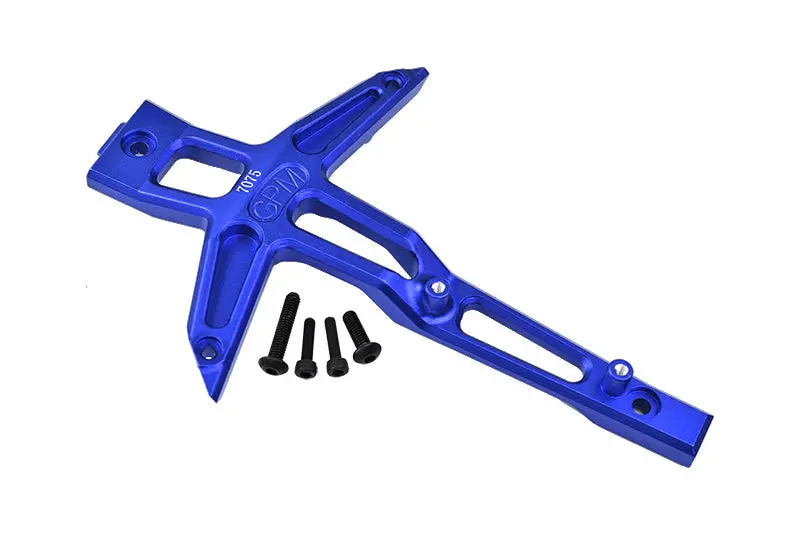 Aluminum 7075 Alloy Front Chassis Brace For Traxxas 1:10 4Wd Maxx-89076-4 / Maxx With Widemaxx-89086-4 / 1:8 4Wd Maxx Slash 6S-102076-4 Upgrades - Blue 1