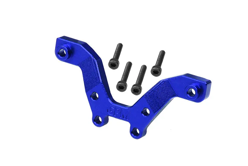 Aluminum 7075 Alloy Front Damper Plate For Arrma 1/18 Ara2106 Typhon Grom Mega 380 Brushed 4X4 Small Scale Buggy Upgrade Parts - Blue 1