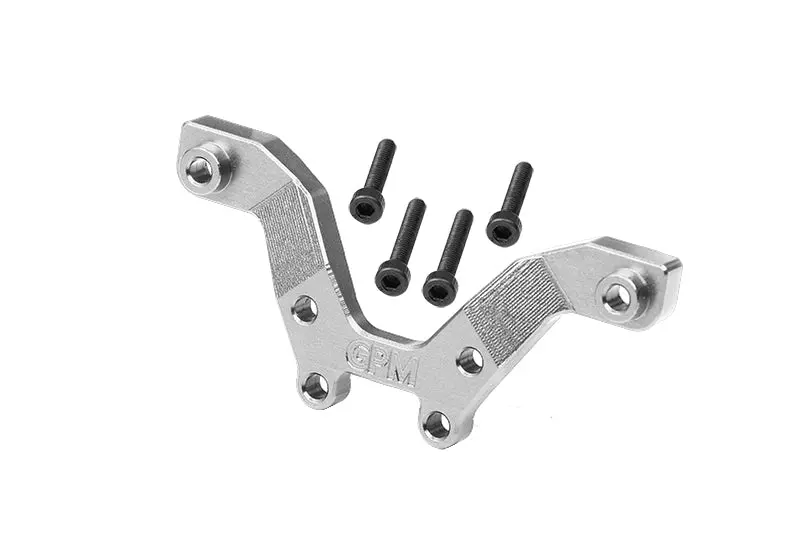 Aluminum 7075 Alloy Front Damper Plate For Arrma 1/18 Ara2106 Typhon Grom Mega 380 Brushed 4X4 Small Scale Buggy Upgrade Parts - Silver 1