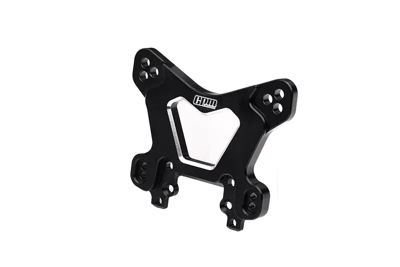 Aluminum 7075 Alloy Front Damper Plate For Losi 1/8 8Ight-Xe 4X4 Sensored Brushless Racing Buggy Rtr-Los04018 Upgrade Parts - Black 1