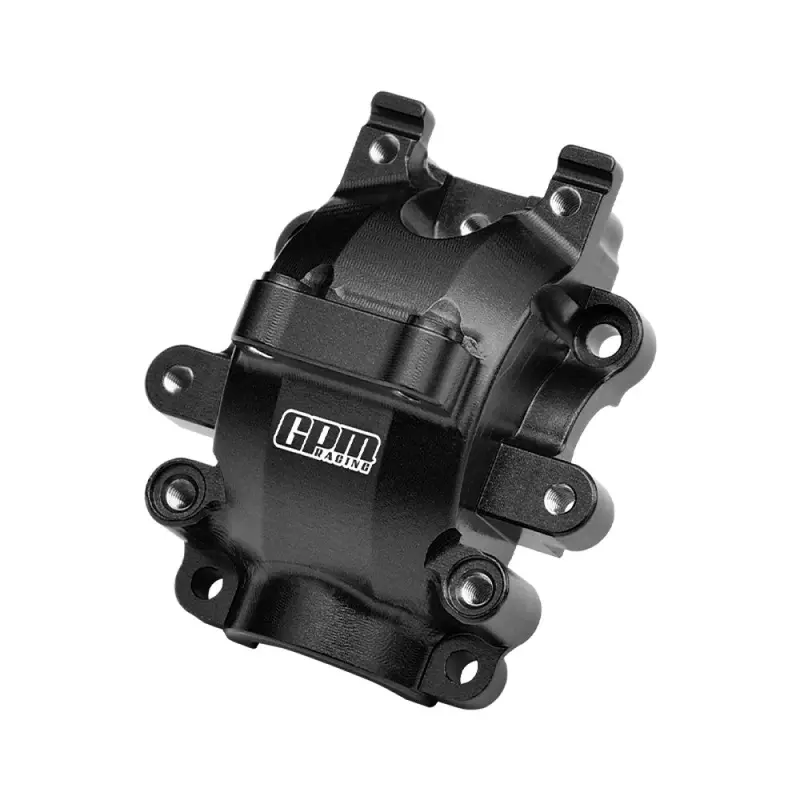 Aluminum 7075 Alloy Front Differential Housing For Traxxas 1:10 Ford Gt 4-Tec 2.0 / 4-Tec 3.0 Corvette Stingray / Factory Five 1933 Hot Rod Coupe / Toyota Gr Supra Gt4 - Black 1