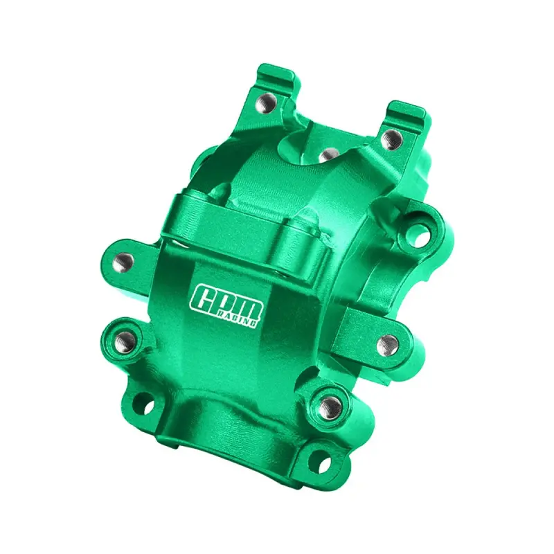 Aluminum 7075 Alloy Front Differential Housing For Traxxas 1:10 Ford Gt 4-Tec 2.0 / 4-Tec 3.0 Corvette Stingray / Factory Five 1933 Hot Rod Coupe / Toyota Gr Supra Gt4 - Green 1
