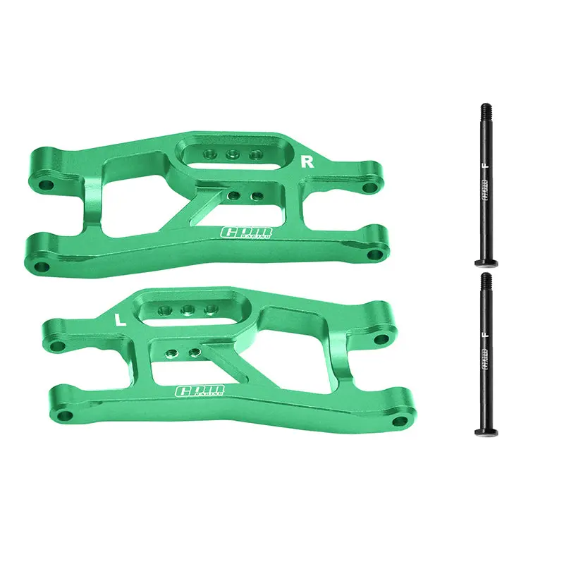Aluminum 7075 Alloy Front Lower Suspension Arms For Traxxas 1/16 Mini Maxx 4Wd Rtr Brushless Monster Truck 107154-1 Upgrades - Green 1