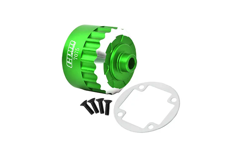 Aluminum 7075 Alloy Front Or Center Or Rear Diff Housing For Losi 1:6 Super Baja Rey 4X4-Los05013 / Super Baja Rey 2.0 Brushless Desert Truck-Los05021 Upgrades - Green 1