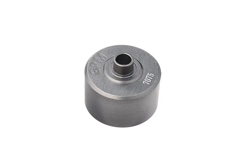 Aluminum 7075 Alloy Front Or Center Or Rear Differential Case For Losi 1:8 8Ight-Xe Buggy-Los04018 / 8Ight-Xte Truggy-Los04020 / 1:6 8Ight-X Super Lasernut Buggy-Los04019 Upgrades - Gray Silver 1