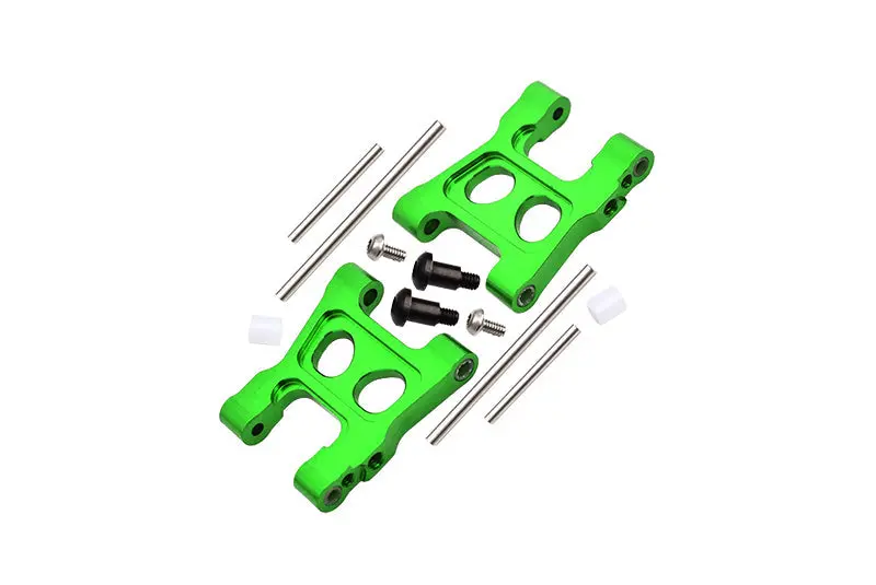 Aluminum 7075 Alloy Front Or Rear Lower Suspension Arms For Traxxas 1/18 4Wd Latrax Rally 75054 Upgrade Parts - Green 1
