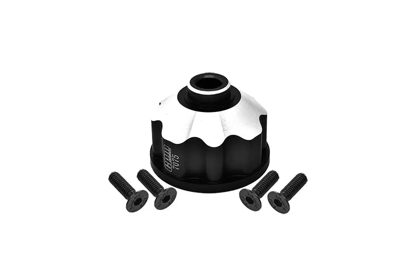 Aluminum 7075 Alloy Front Or Rear Or Center Differential Case For Traxxas 1:10 4Wd Maxx-89076-4 / Maxx With Widemaxx-89086-4 / 1:8 4Wd Maxx Slash 6S-102076-4 Upgrades - Black 1