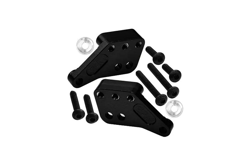 Aluminum 7075 Alloy Front Or Rear Shock Mount For Traxxas 1:8 4Wd Maxx Slash 6S-102076-4 / 1:10 4Wd Maxx-89076-4 Monster Truck Upgrades - Black 1