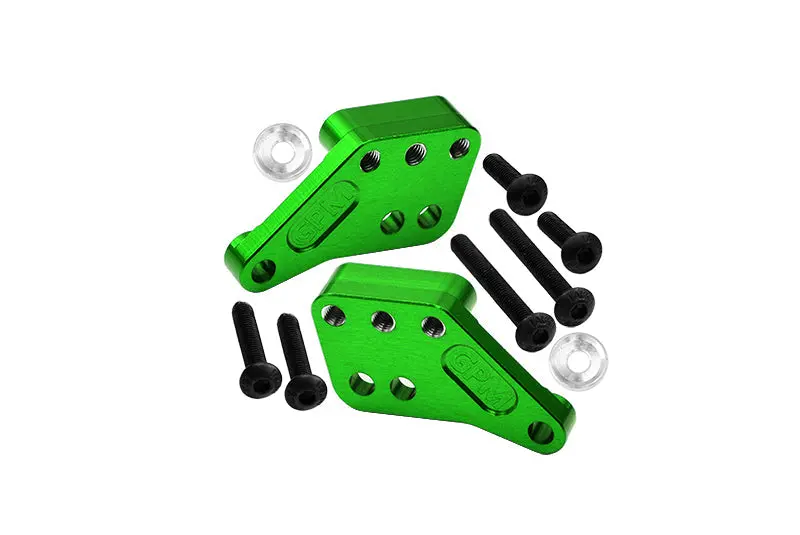 Aluminum 7075 Alloy Front Or Rear Shock Mount For Traxxas 1:8 4Wd Maxx Slash 6S-102076-4 / 1:10 4Wd Maxx-89076-4 Monster Truck Upgrades - Green 1