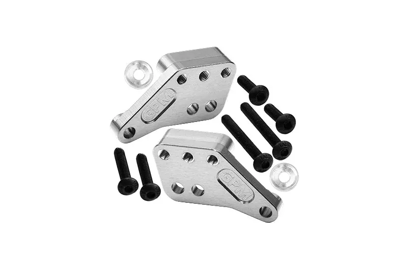 Aluminum 7075 Alloy Front Or Rear Shock Mount For Traxxas 1:8 4Wd Maxx Slash 6S-102076-4 / 1:10 4Wd Maxx-89076-4 Monster Truck Upgrades - Silver 1