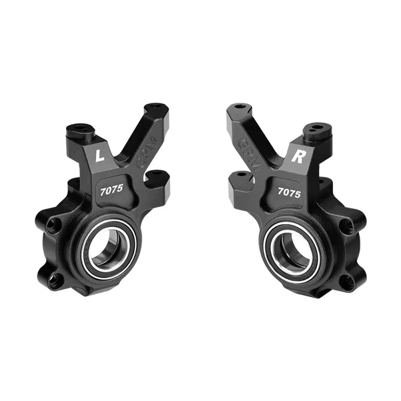Aluminum 7075 Alloy Front Oversized Steering Blocks For Traxxas 1/6 Funco Pro Scale 2Wd Sand Car 8S-109076-4 Upgrades - Black 1