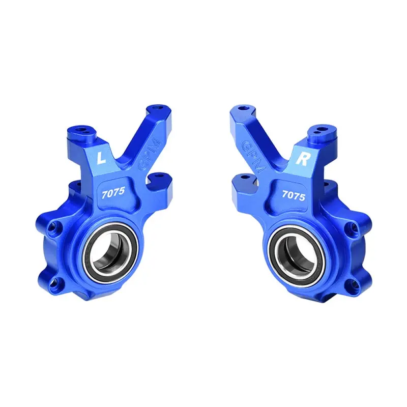 Aluminum 7075 Alloy Front Oversized Steering Blocks For Traxxas 1/6 Funco Pro Scale 2Wd Sand Car 8S-109076-4 Upgrades - Blue 1