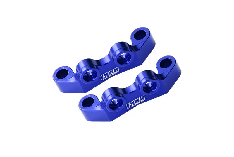 Aluminum 7075 Alloy Front & Rear Upper Arm Bulk For Tamiya 1/10 Rc Car Tt02 Upgrade Parts - Blue 1