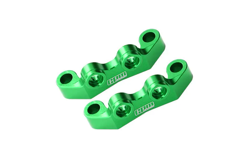 Aluminum 7075 Alloy Front & Rear Upper Arm Bulk For Tamiya 1/10 Rc Car Tt02 Upgrade Parts - Green 1